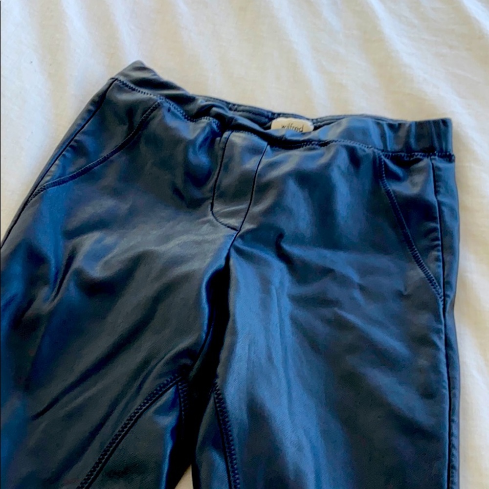 Wilfred Faux leather leggings